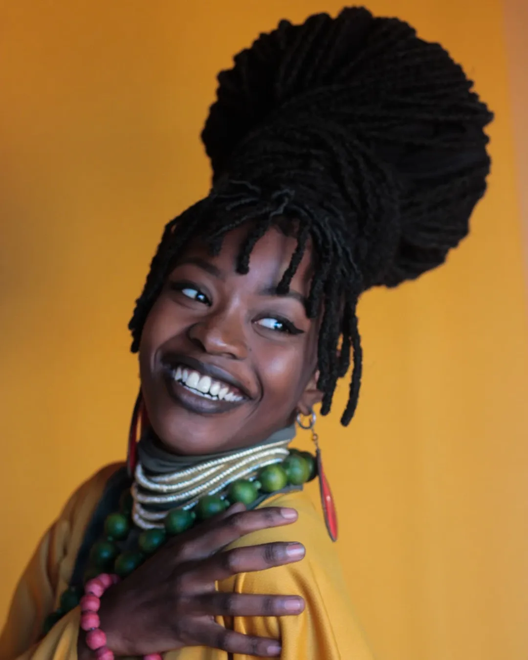 Mandy Logan editorial shoot showcasing contemporary African style